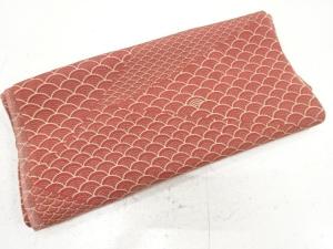アンティーク　青海波模様　着物洗い張り